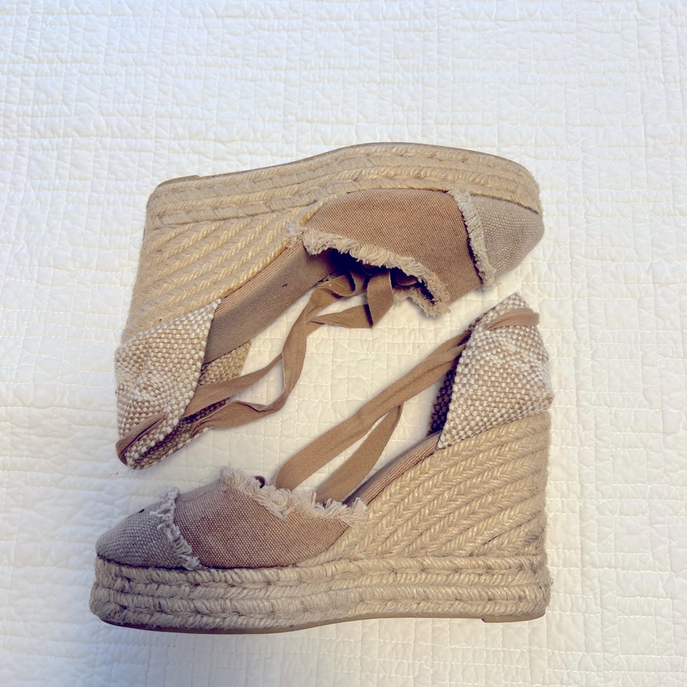 Castaner Women's Catalina Wedge Espadrilles, Tostado, Tan, Offwhite